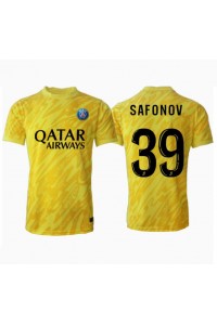 Paris Saint-Germain Matvei Safonov #39 Keeper Fotballdrakt Tredje Klær 2024-25 Korte ermer